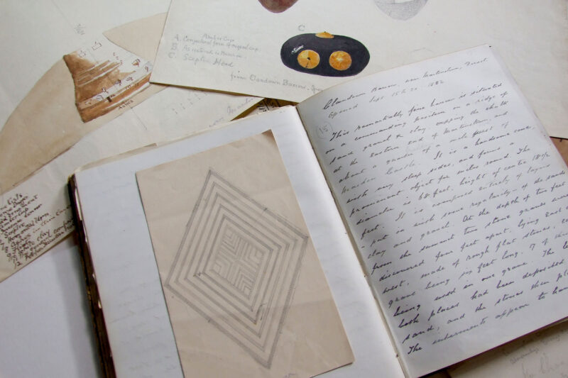 dorset-museum-Edward-Cunnington’s-notebooks