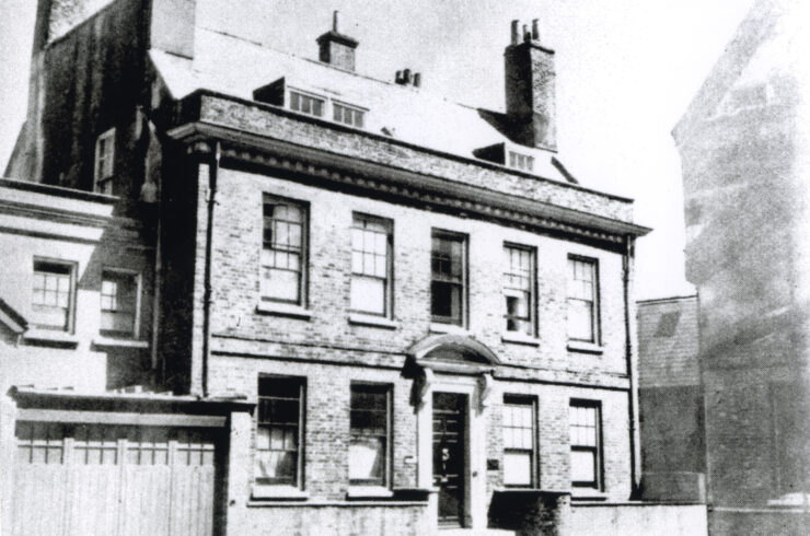 No. 3 Trinity Street 2nd home of the Museum, 1851 – 1883