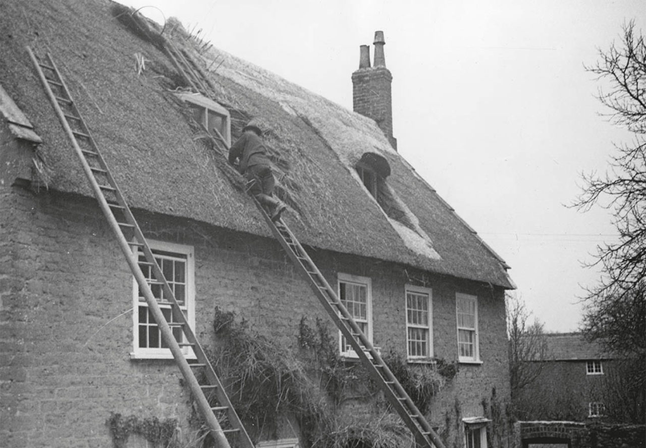 Thatching at Grove House