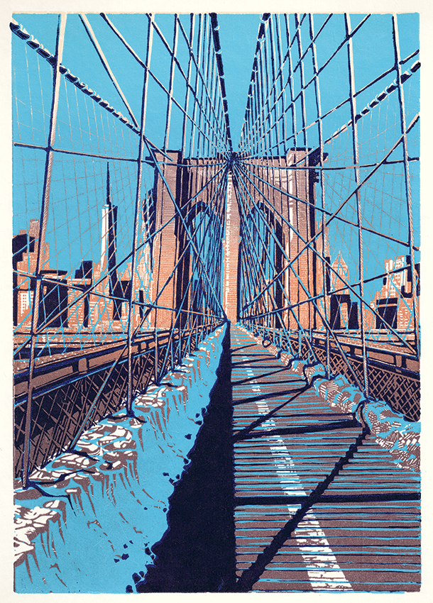 Brooklyn Bridge Afternoon by Anne Desmet