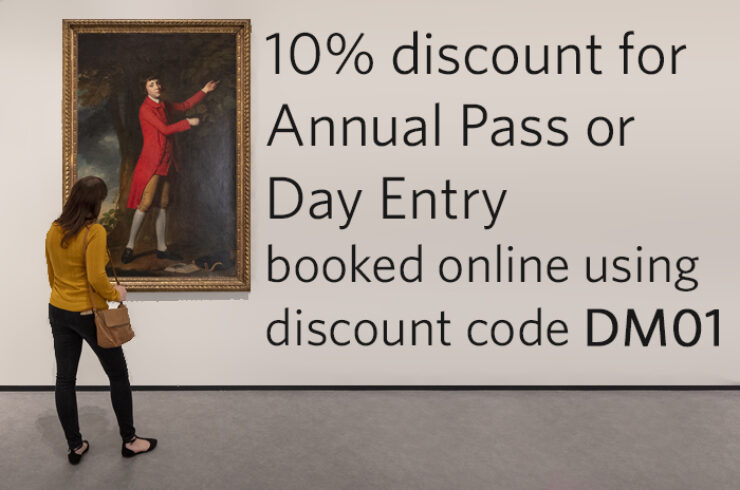 10% discount for Annual Pass or Day Entry booked online using discount code DM01