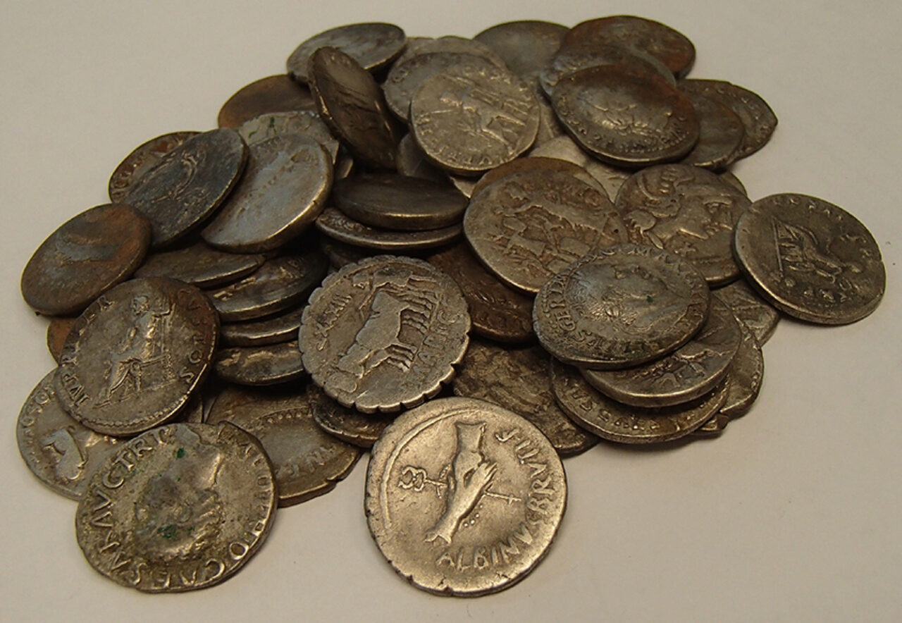 A selection of coins from the hoard. © The British Museum – Attribution 2.0 Generic (CC BY 2.0)
